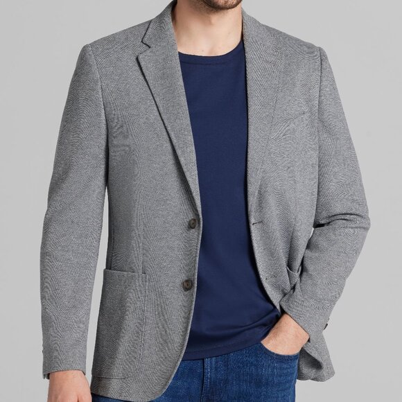 NEW Jos A Bank Traditional Fit Comfort Stretch Jacket Blazer Sport Coat 3XLT - Picture 1 of 2